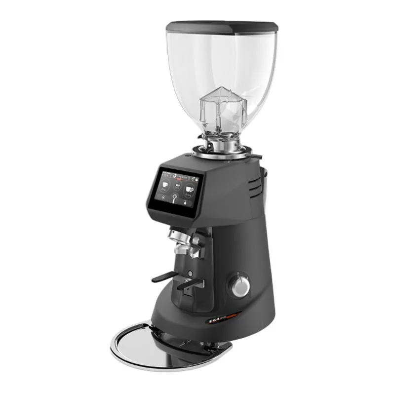 Fiorenzato F64 Evo Sense Dark Titanyum Soğutmalı On Demand Kahve Değirmeni, 64 mm, Siyah