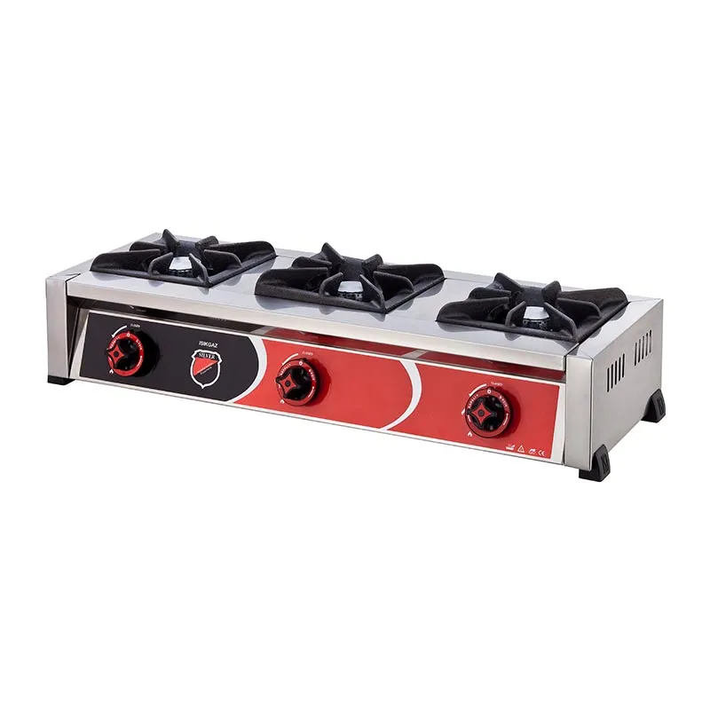 SilverInox 2902 3 Gözlü Set Üstü Mini Ocak, LPG'li