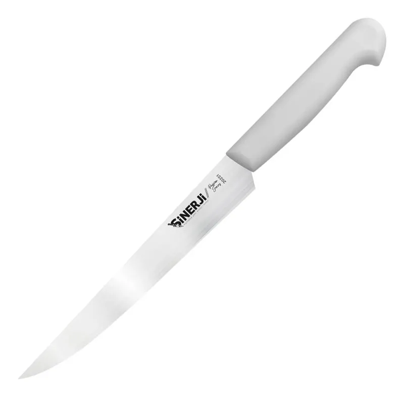 Sinerji Passion Plastik Saplı Büyük Peynir Bıçağı, 18 cm, Beyaz