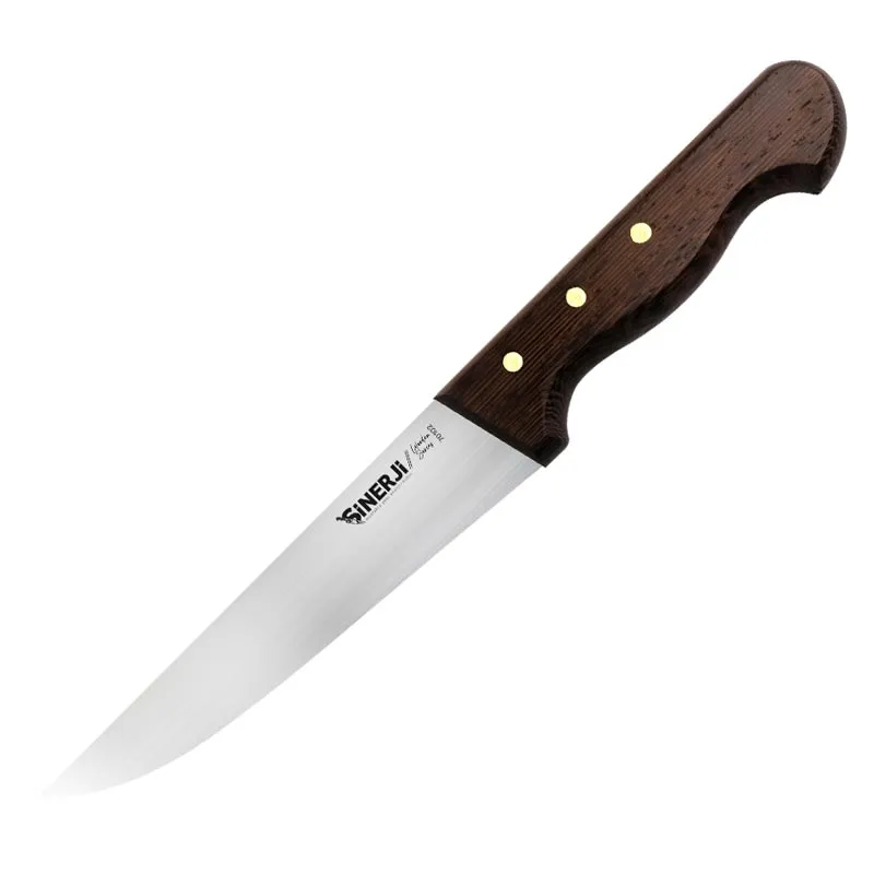 Sinerji Wooden No 3 Venge Saplı Kasap Bıçağı, 18.5 cm