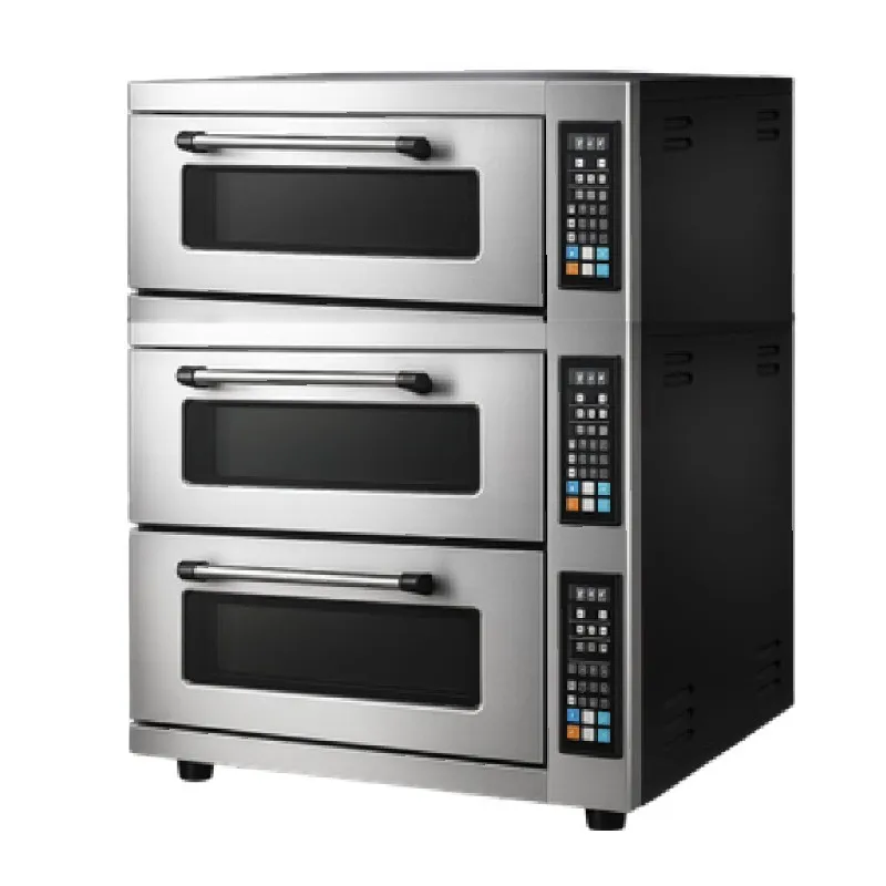 By Kitchen DPO-503 24 cm x 12 Pizza Kapasiteli 3 Katlı Pizza Fırını, Elektrikli
