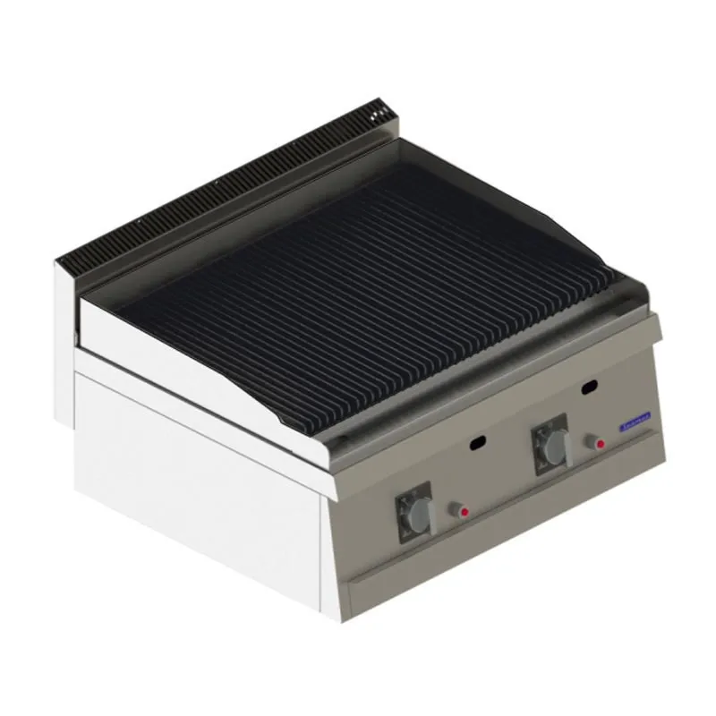 Seamac 700 Seri SGLI870SC Su Çekmeceli Lavataşlı Döküm Izgara, 80x70x30 cm, LPG