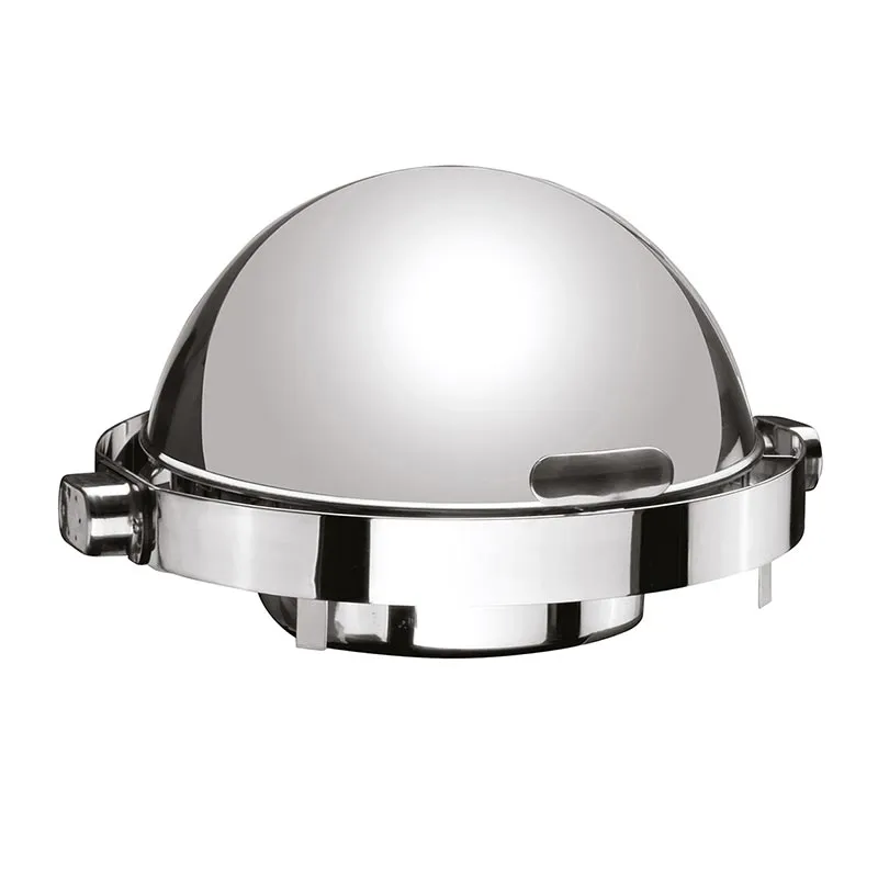 Öztiryakiler Setüstü Gömme Ayaklı Kızaklı Chafing Dish, Küresel Kapak, Elektrikli