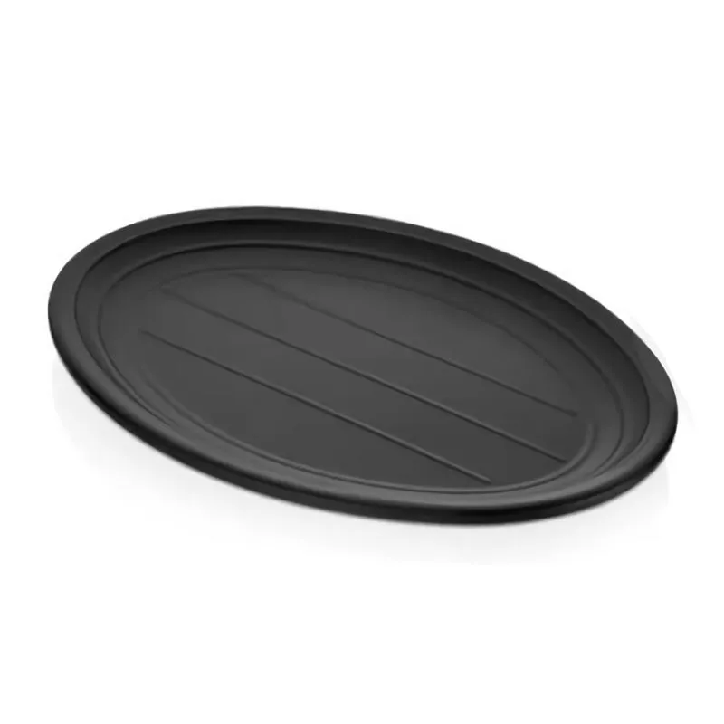 Külsan Thermoset Tabak, Oval, 22.5x15 cm, Siyah