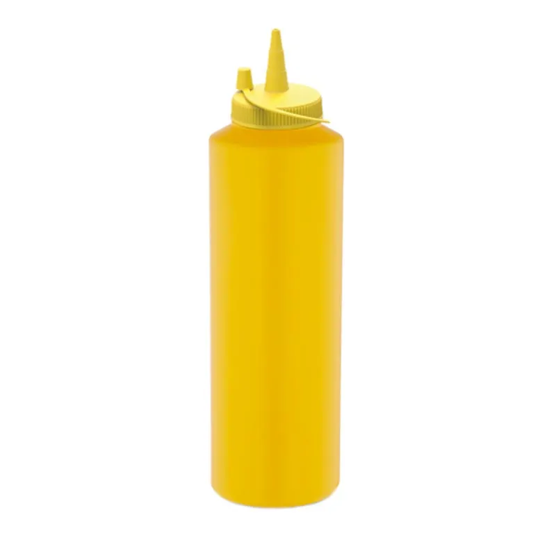 GastroPlast GPSC-1000 Kapaklı Fişek Sosluk, 1000 ml, Sarı