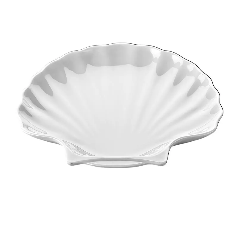 Biradlı BRD-3103 İstiridye Melamin Sunum Tabağı, 40x38.5x6.3 cm