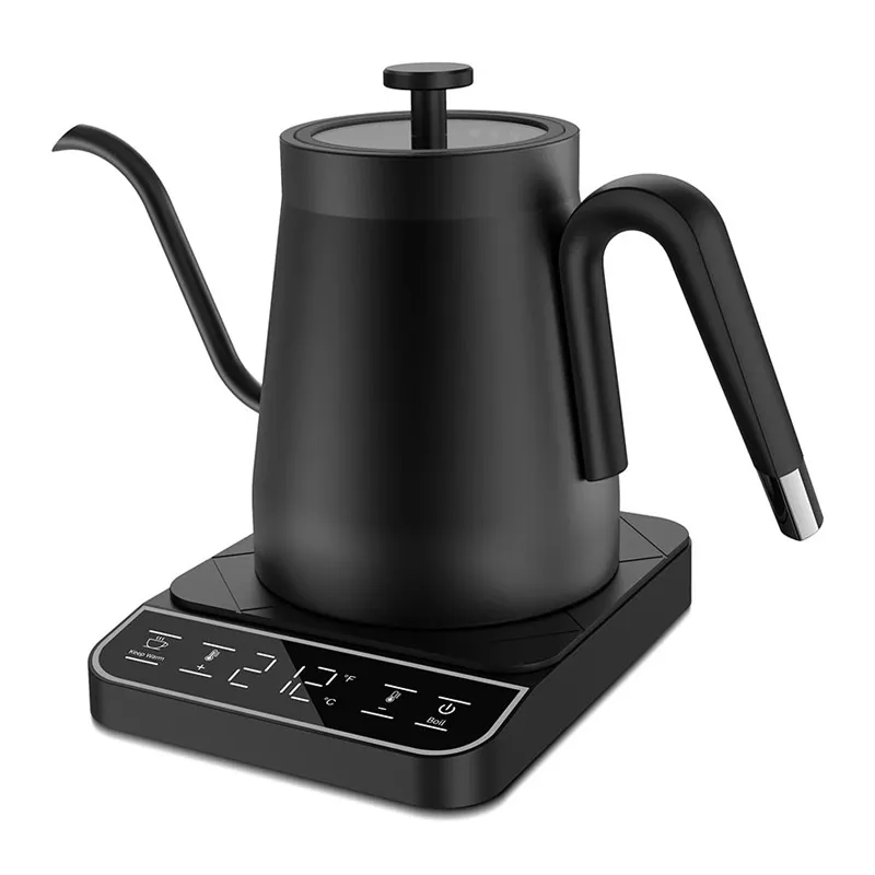 Kumtel HCK-02 Dijital Isı Ayarlı Kettle, 800 ml, Elektrikli, Siyah