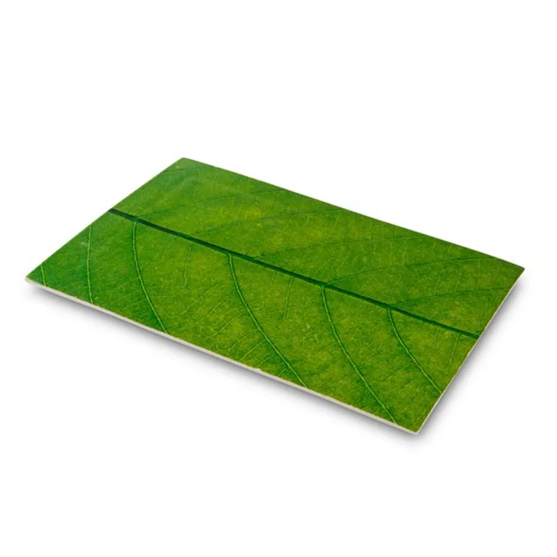 100% Chef Yaprak Baskılı Porselen Sunum Tabağı, 30x21 cm