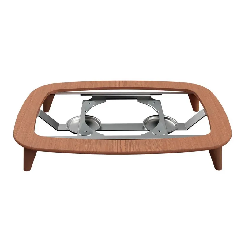 Kapp GN 1/1 Titan Chafing Dish Ayaklı Stand, 9 L İçin, Ahşap