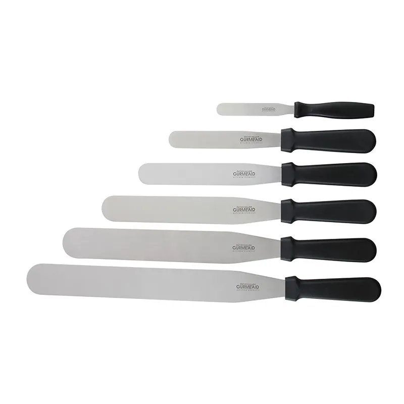 Gurmeaid Plastik Saplı Düz Spatula, 25 cm