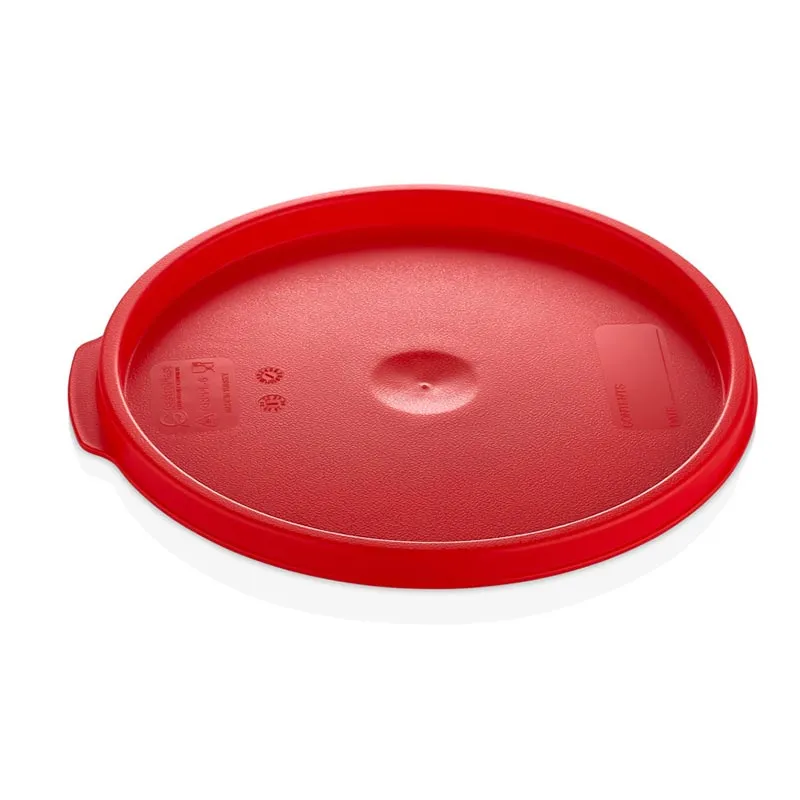 GastroPlast GRPPL-6 Yuvarlak Saklama Kabı Kapağı, GRPP-6/8 Uyumlu, Kırmızı