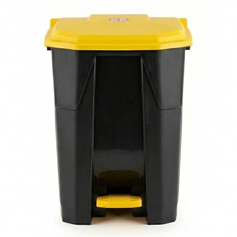 Rindo PDK390 Pedallı Çöp Kovası, 50 L, Sarı