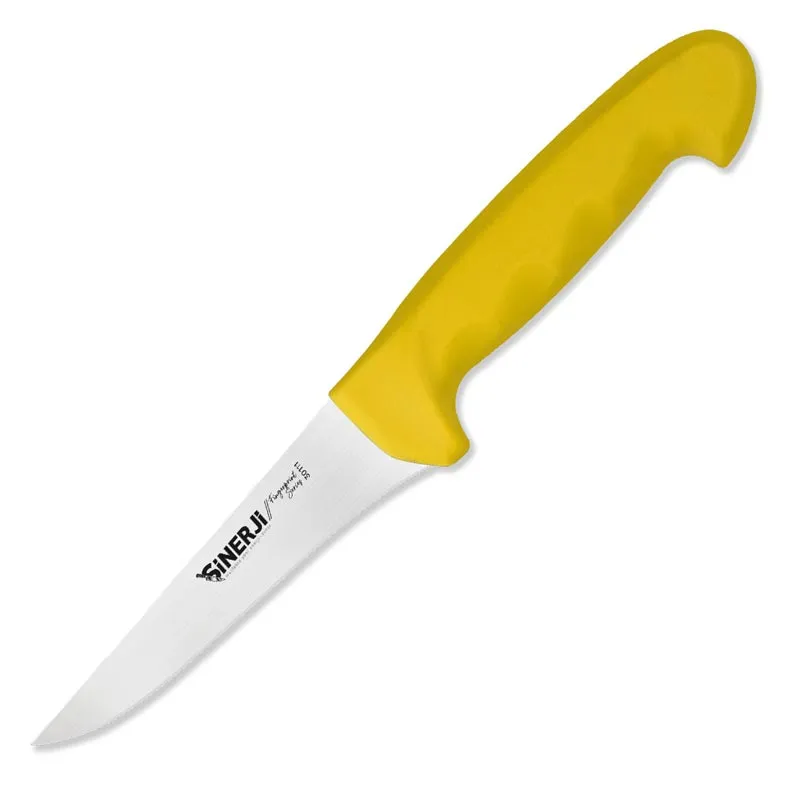 Sinerji Fingerprint No 1 Plastik Saplı Kemik Sıyırma Bıçağı, 14.5 cm, Sarı