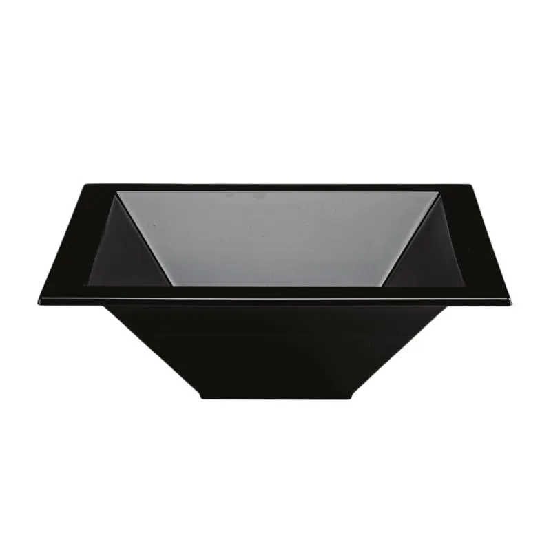 Zicco ZCP-471 Polikarbon Teşhir Kasesi, 44.5x44.5x15.5 cm, Siyah