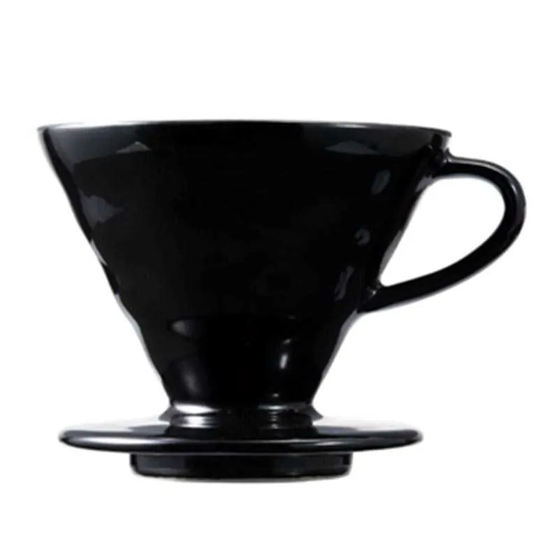 Hario KDC-02-B Kasuya Model V60 Seramik Dripper, Siyah