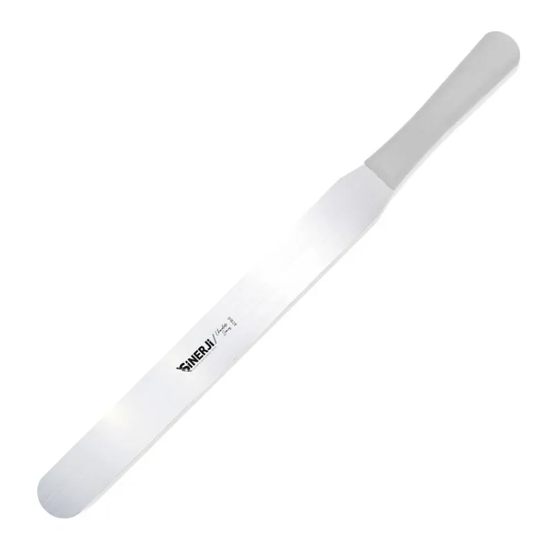 Sinerji Chocolate Plastik Saplı Pasta Bıçağı, 30 cm, Beyaz