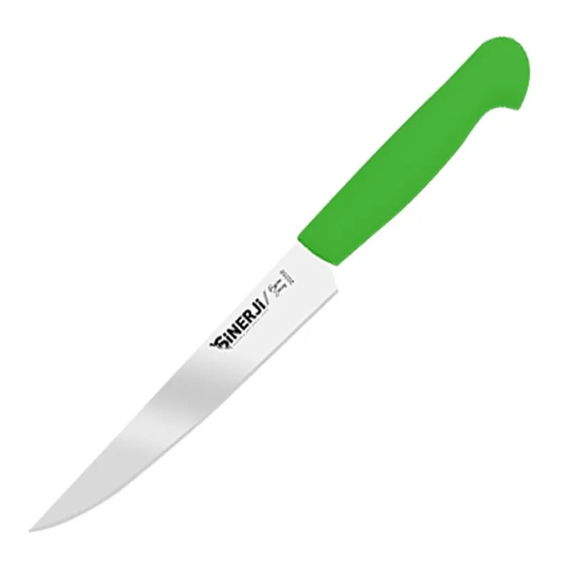 Sinerji Passion Plastik Saplı Orta Peynir Bıçağı, 16 cm, Yeşil
