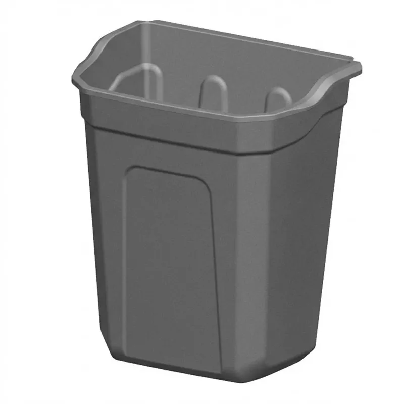 GastroCarry GSA-C Servis Arabası Çöp Kovası, Gri