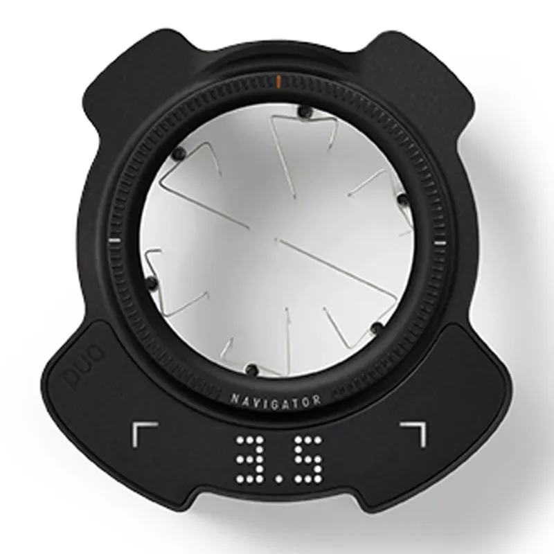 Puqpress Puq Prep Navigator Portafiltre Kahve Mikseri, 58.3 mm, Siyah