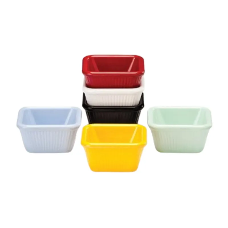 Zicco K-5006 Köşeli Mini Sosluk Reçellik, 7x3 cm, Yeşil