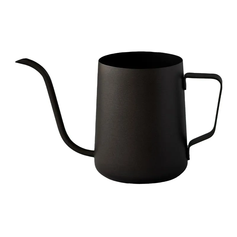 Black Goat Kapaksız Mini Drip Kettle, 600 ml, Siyah