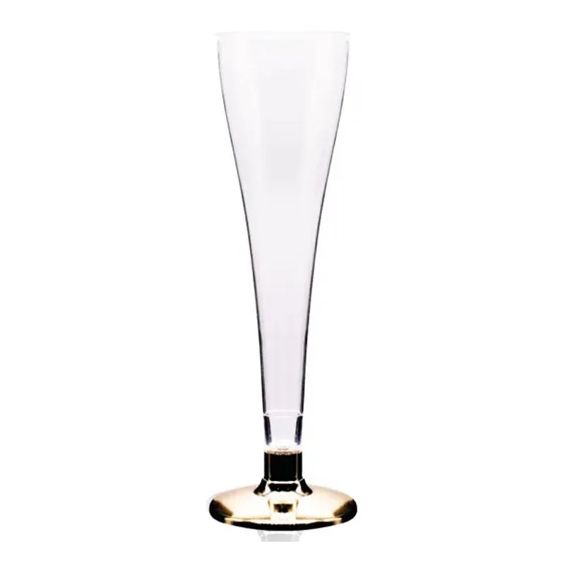 Rubikap Tek Kullanımlık Şampanya Bardağı, 120 ml, Altın