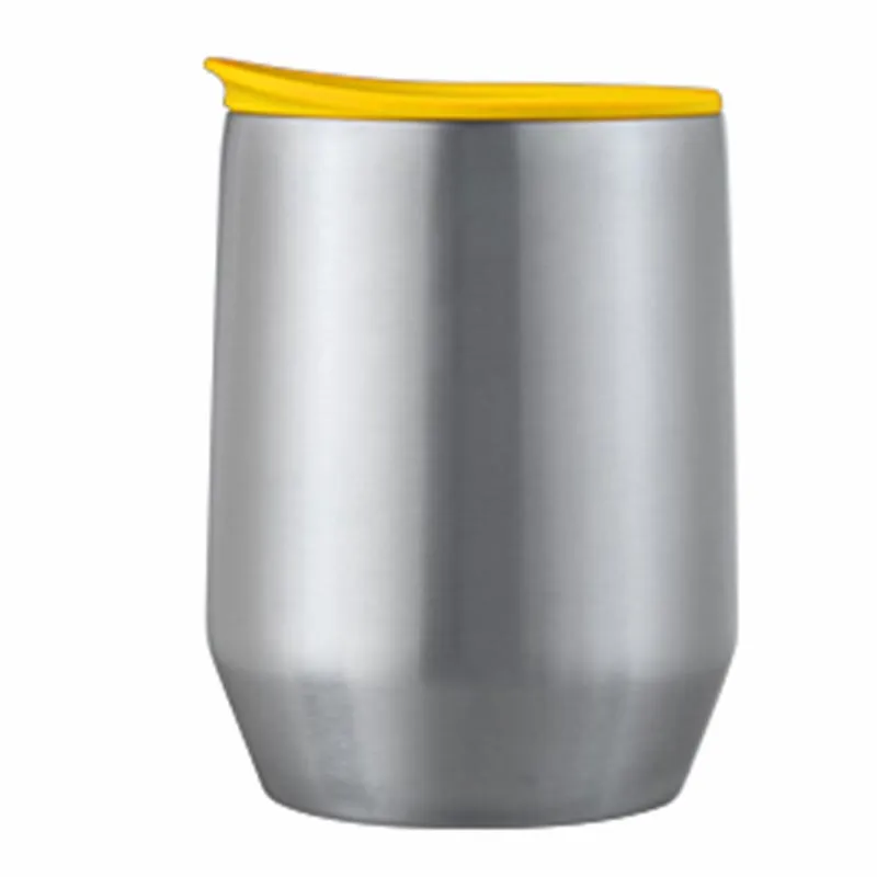 Hario OSM-270-YEL Miolove Paslanmaz Çelik Mug Bardak, 270 ml, Sarı