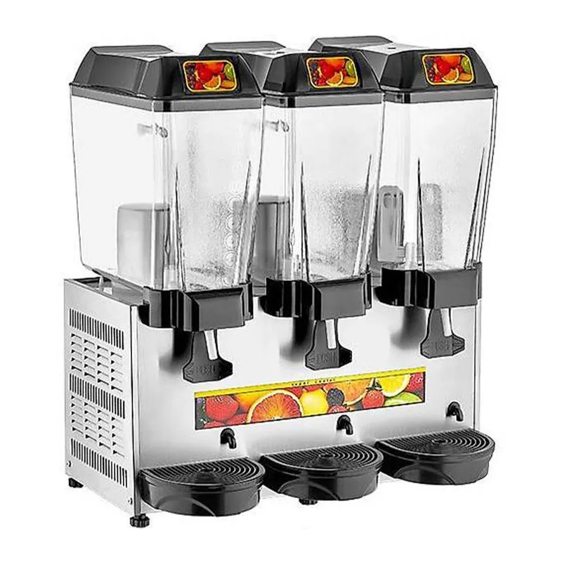 Remta ST16 Şerbet Soğutucu, 3 Hazneli, Şerbet+Şerbet+Şerbet, 20+20+20 L, Metalik Gri