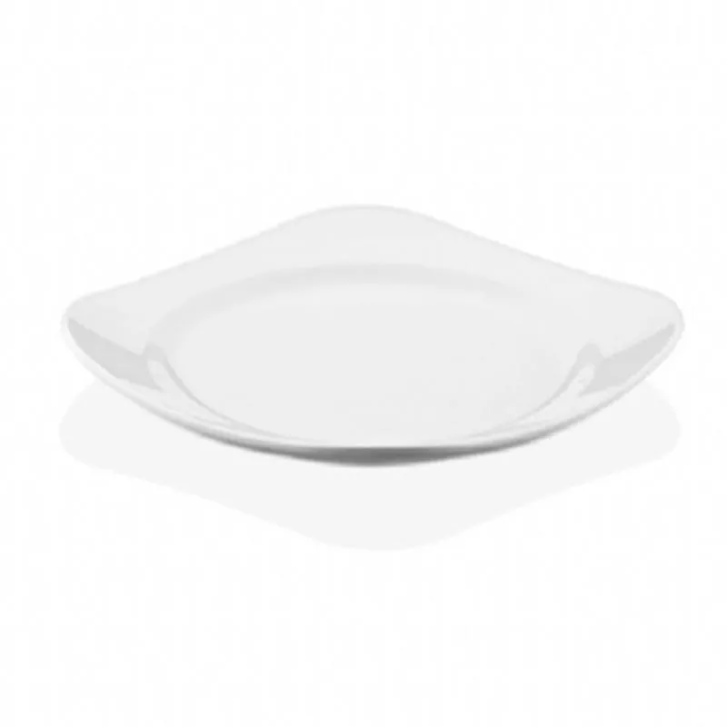 GastroPlast GP-SD21 Polikarbon Kare Düz Tabak, 21 cm