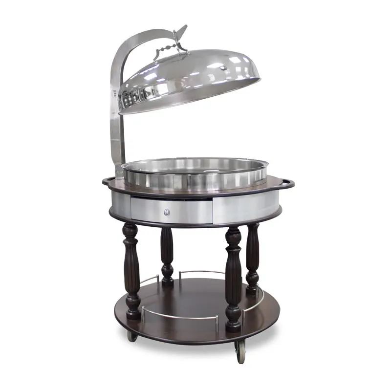 Öztiryakiler Chafing Dish Servis Arabası, 80 cm