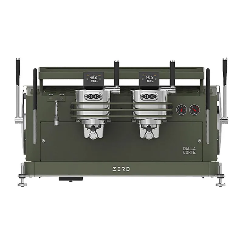 Dalla Corte Zero Barista Espresso Kahve Makinesi, 2 Gruplu, Zeytin Yeşili