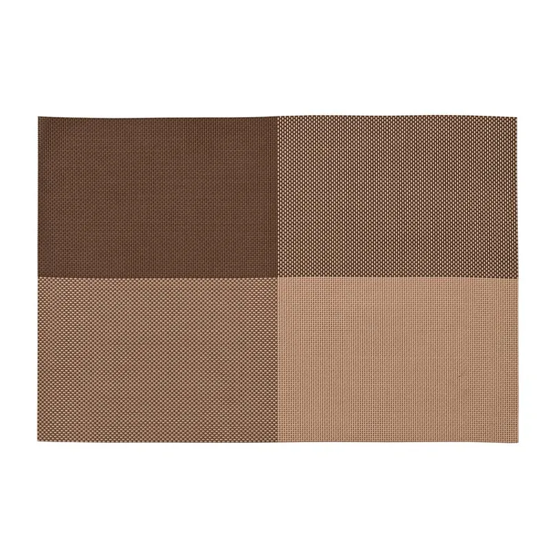 Zicco P-26 Plastik Örgülü Amerikan Servis, 30x45 cm, Kahverengi
