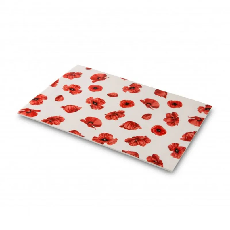 100% Chef Gelincil Baskılı Porselen Sunum Tabağı, 30x21 cm