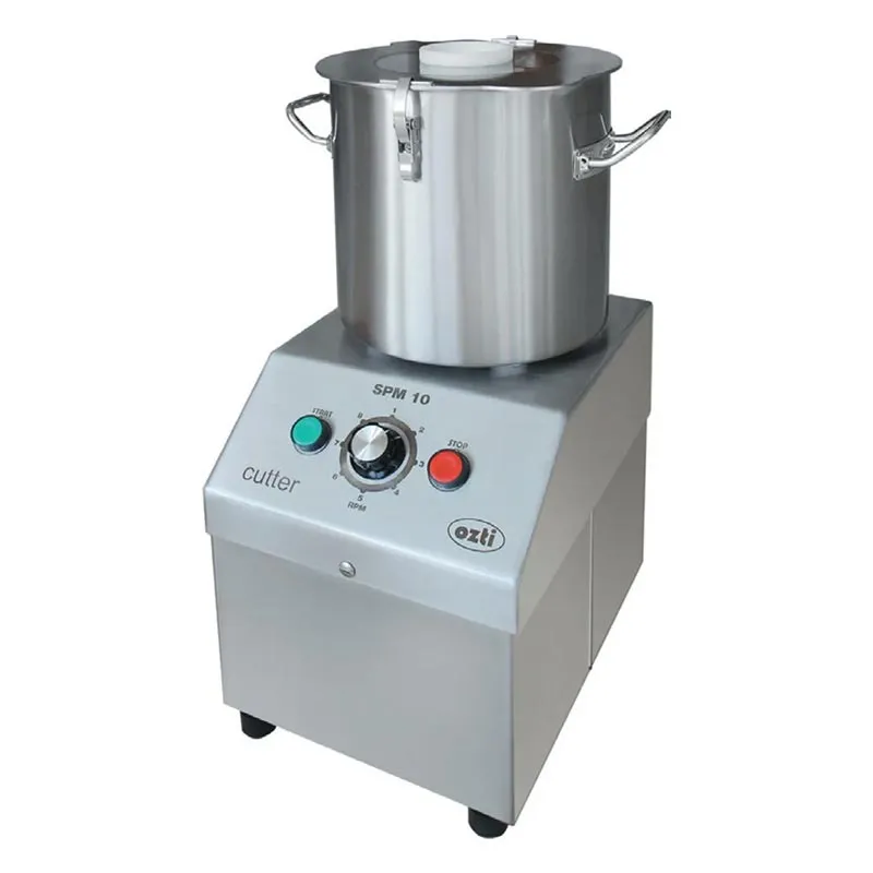 Öztiryakiler SPM 10 FC İnvertör Kontrollü Sebze Parçalama ve Humus Makinesi, 10 L, Elektrikli