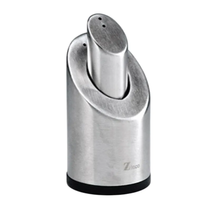 Zicco GS-SP086 Çelik Tuzluk Biberlik, 8 cm