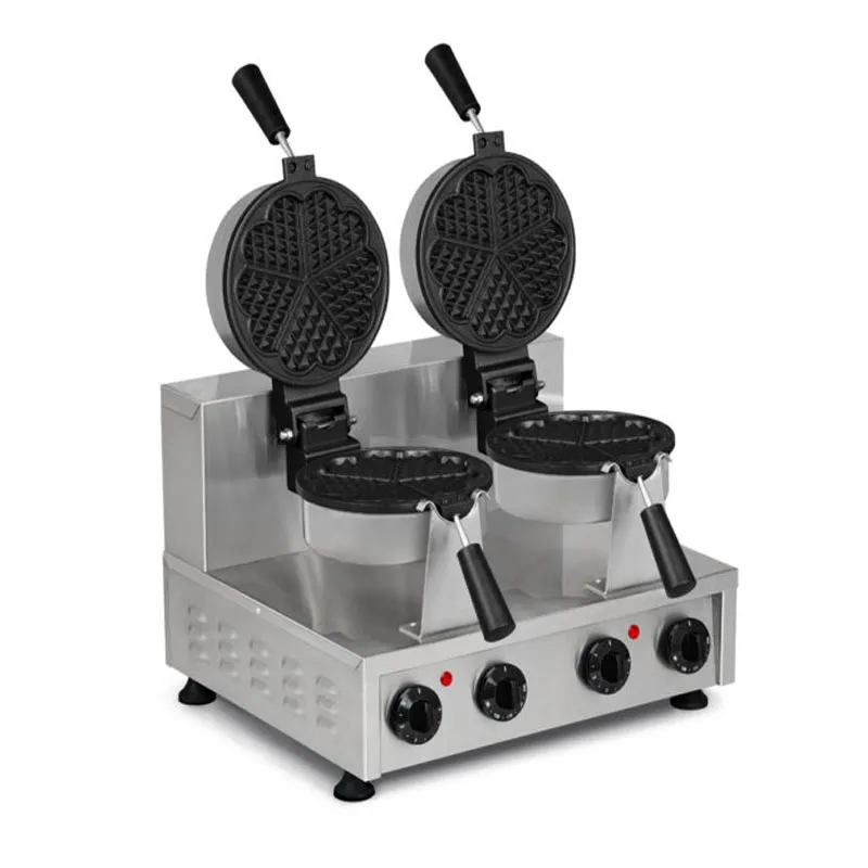 Omake WFL12.E22 Zamanlayıcılı Kalp Çift Waffle Makinesi