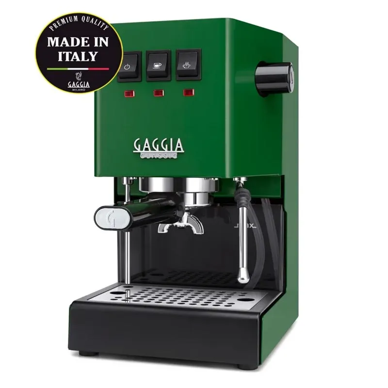Gaggia RI9481/17 New Classic E24 Metal Espresso Makinesi, Yeşil (Outlet Ürünü)