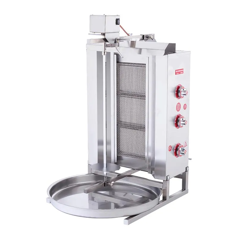 SilverInox 2165-U3L Üstten Motorlu Döner Ocağı, 3 Radyanlı, LPG'li