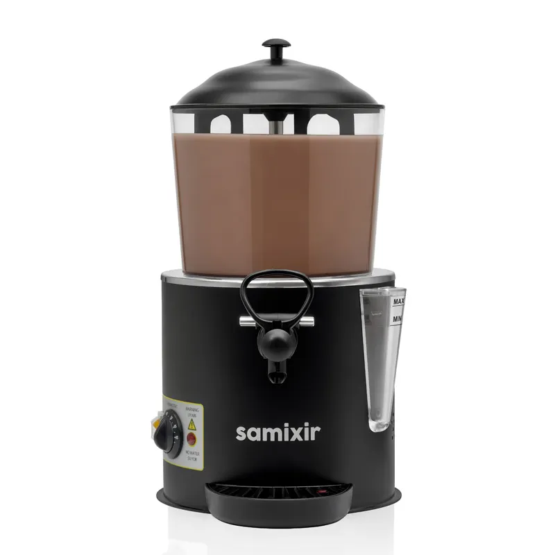 Samixir SC.06 Sıcak Çikolata ve Sahlep Makinesi, 6 L, Siyah