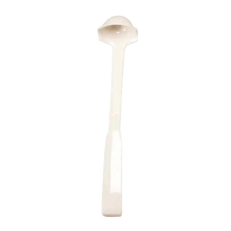 Zicco PDF-340 Polikarbon Çift Taraflı Sos Kepçe, 27 cm, Beyaz