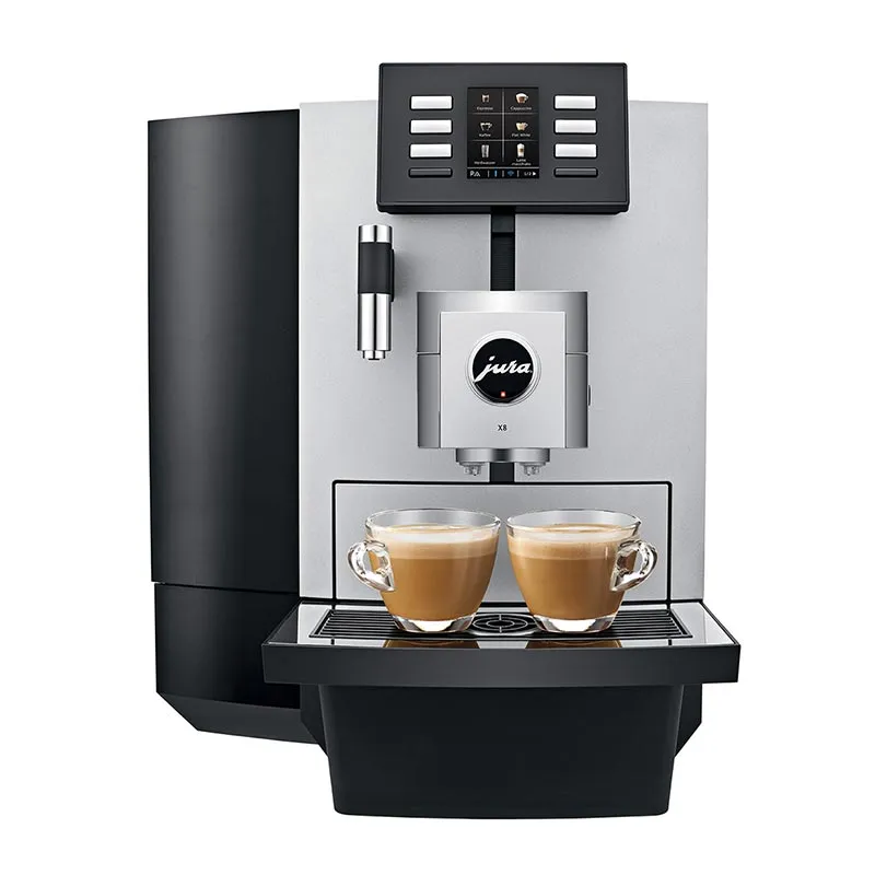Jura X8 Süper Otomatik Kahve Makinesi, Platin