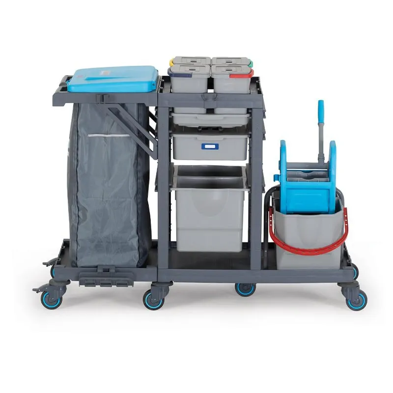 Fantom Procart 3344 Çekmeceli Temizlik Arabası, Kova Takımlı
