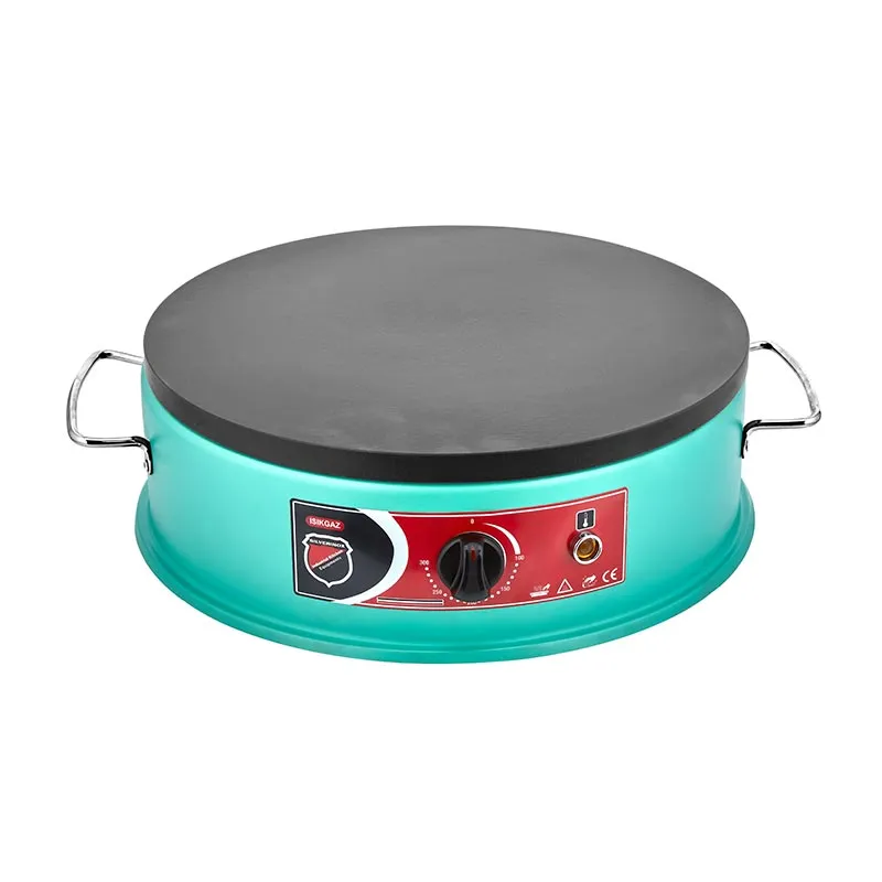 SilverInox CRP-02 Krep Makinesi, 40 cm, Elektrikli, Yeşil
