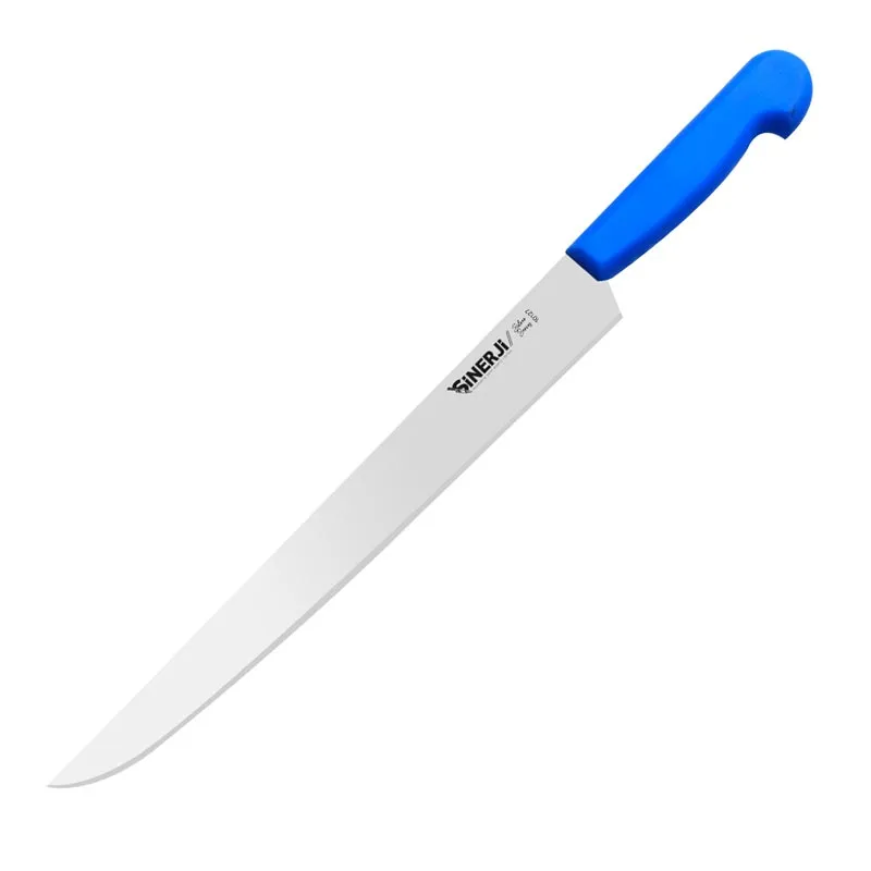 Sinerji Silver Plastik Saplı Balıkçı Bıçağı, 35 cm, Mavi