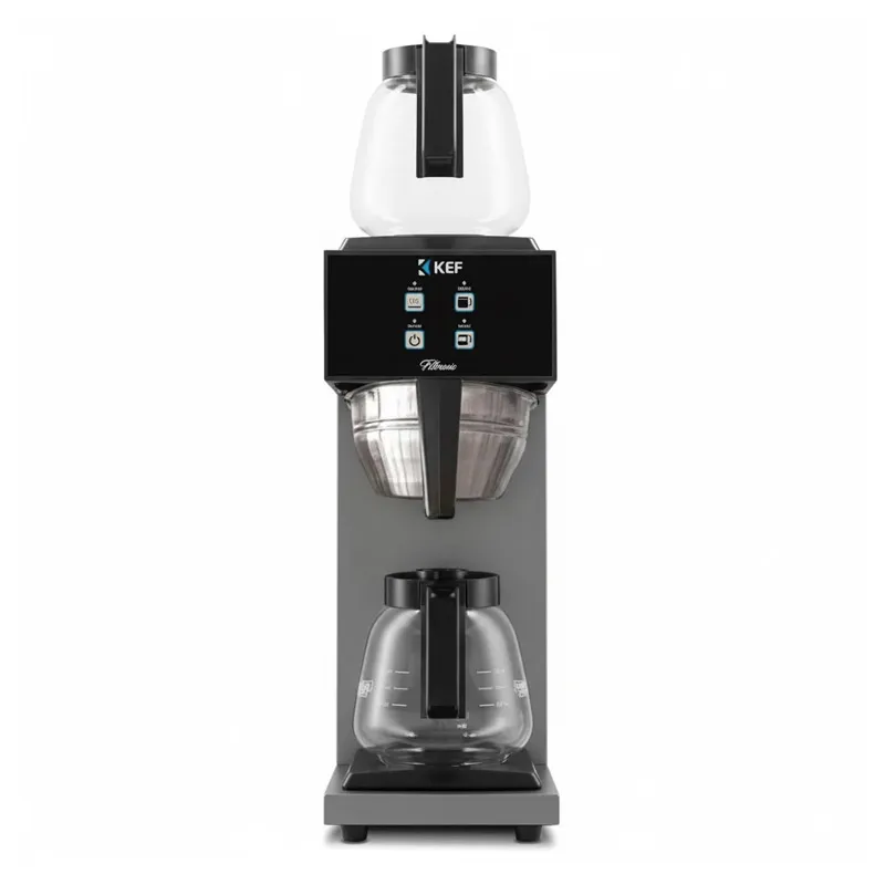 KEF Filtronic FLC 120-2 Çift Potlu Programlanabilir Filtre Kahve Makinesi, Gri