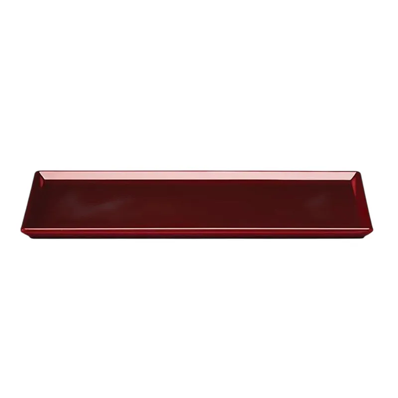 Zicco K-2044 Melamin Teşhir Tabağı, 18x35 cm, Kırmızı