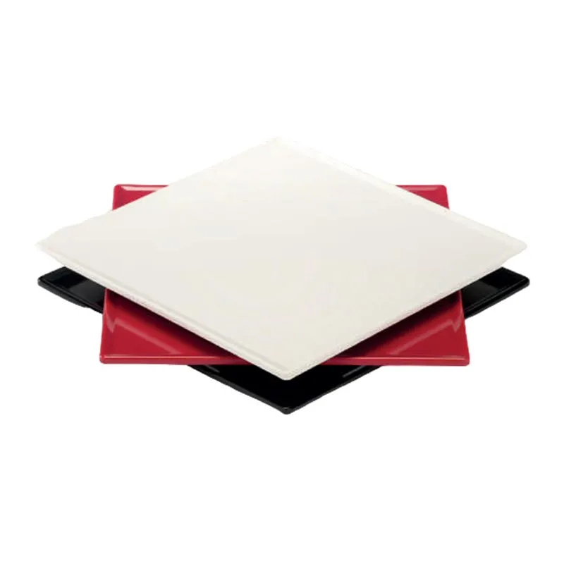 Zicco K-2060 Melamin Teşhir Tabağı, 29x29 cm, Beyaz