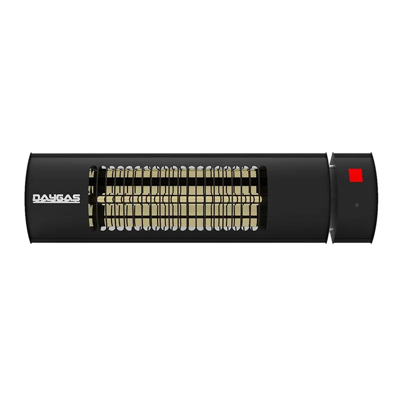 Daygas Solis 2000 Plus Kumandalı Cafe Tipi Isıtıcı, 2000 W, Siyah
