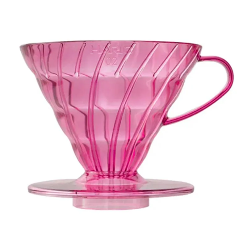 Hario VD-02-TPP-A Juicee V60 02 Dripper, Pembe