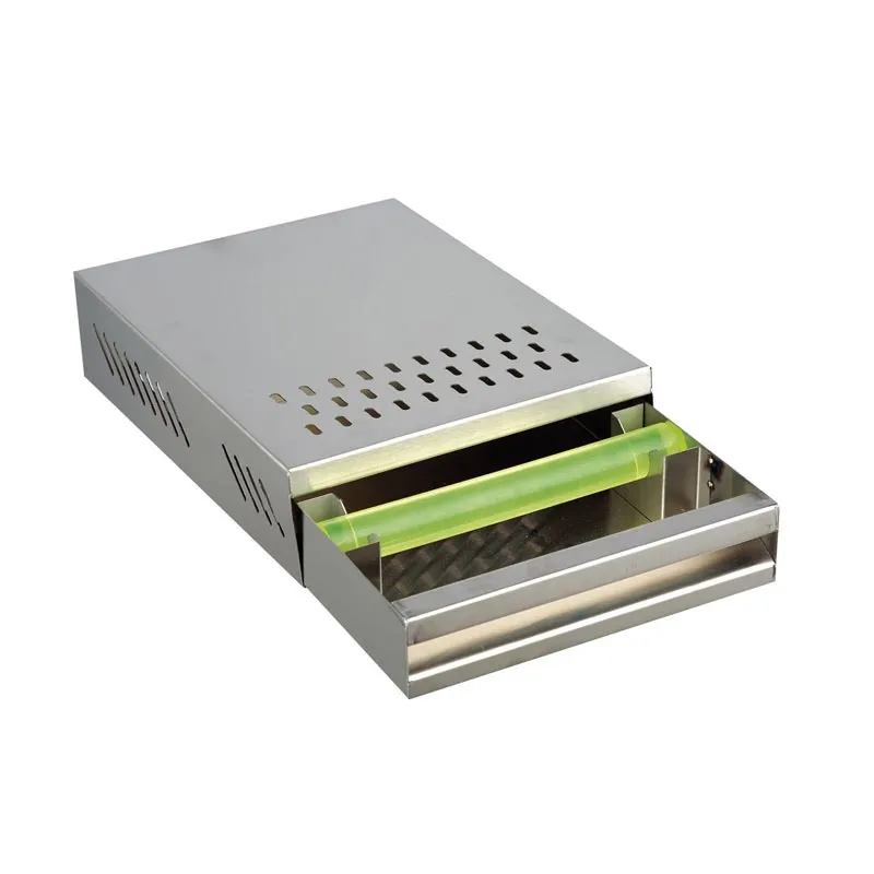 Biradlı Groovy GRV-354 Paslanmaz Kahve Posa Tablası